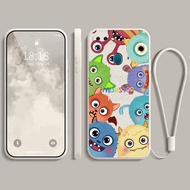 Casing oppo A5S oppo A12 case oppo A7 new desgin Camera protection cute Monsters soft Mobile Phone Case