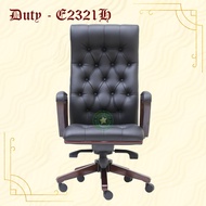 DUTY / Leather Office Chair / Director Office Chair / Wooden Office Chair / Kerusi Pejabat / E 2321H