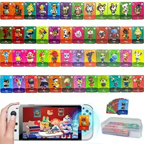 Hot Game Animals Crossing New Horizons Amiibo Card Ankha Marshal Maple NS Switch 3DS Game Set Mini N