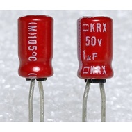Nippon Chemi-con KRX 1uf 50v 125 capacitor