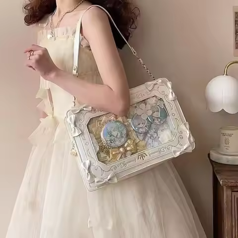 Original Picture Frame Pain Bag Single Shoulder Sling Bag Millet Multifunctional Girl Versatile Retr