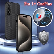 Ultra Thin Carbon Fiber Phone Case For 1+ OnePlus Nord 5 CE5 5G Shockproof Magnetic Charge Ring Casi