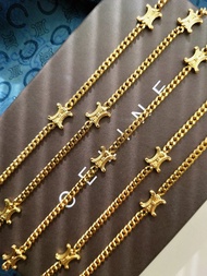 中古真品 CELINE 特長凱旋門鏈 長頸鏈項鍊 手鏈腰鏈包包掛件掛飾