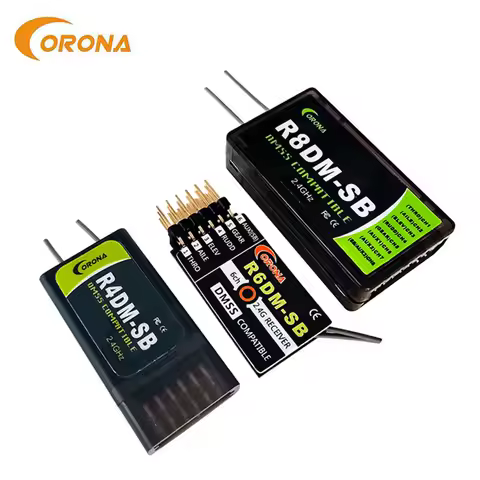 Corona R4DM-SB R6DM-SB R8DM-SB 2.4G 4CH JRDMSS Compatible Receiver w/ S.Bus Support JR DMSS XG6 XG7 