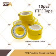 VAGO PTFE Plumbing Thread Seal Tape / White Tape / Thread Seal Tape PTFE Plumbing Plumber Pipe 12mm 