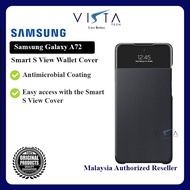 [VistaTech] Original Samsung Galaxy A72 Smart S View Wallet Flip Cover