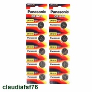 10PCS Panasonic 100% Original CR1616 Button Cell Battery For Watch Car Remote Key cr 1616 ECR1616 GP