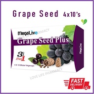 Megalive GRAPE SEED PLUS GRAPE SEED 4X10S Beauty Protect Vascular
