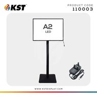 (HIGH QUALITY) LED Light Box Black Acrylic Frame A2 / Papan Iklan / LED Display Signboard / Advertis