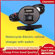 【Hot Selling】USB Motorcycle Mobile Phone Power Supply Charger Waterproof Port Socket 12V