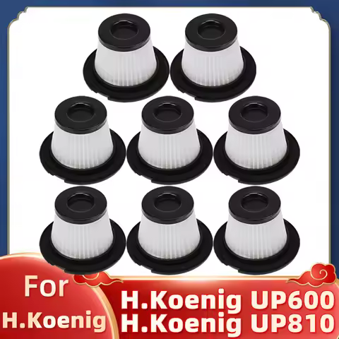 Compatible With H.Koenig UP600 / UP810 Cordless Vacuum Robot Cleaner Hepa Filter Power Clean Replace
