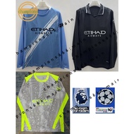 [Fans Version] 2025/26 Manchester City Home away Jersey  Long sleeves jersey #HAALAND