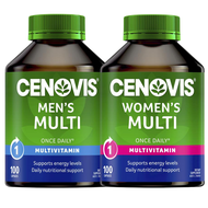 Cenovis Men& Women's Multi - Once-Daily Multivitamin ซีโนวิส วิตามินรวม บำรุงร่างกาย - 50, 100 Capsu