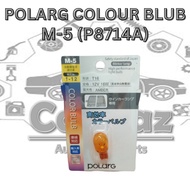 POLARG LIGHT BULB T16 12V 16W AMBER X50 THIRD BRAKE LIGHT (P8714A)