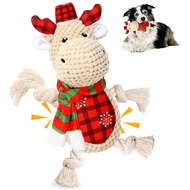 Mainan Anjing Krismas, Mainan Anjing Besar, Mainan Tarik Tali Mainan Anjing Mengunyah, Mainan Anjing