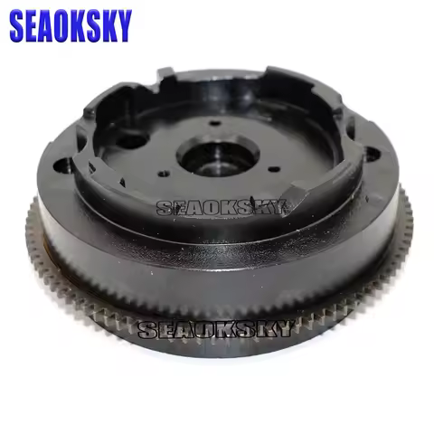 63V-85550-00 Electric Flywheel for Yamaha Boat Engine 9.9HP 15HP Rotor Assembly for Parsun Boat Engi