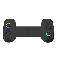 (RZUF) D8 Telescopic Game Controller RGB Light Mobile Game Controller with 6-Axis Vibration for Andr