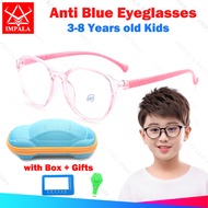 IMPALA FL1025Q Kids Computer Glasses for 3-8 Years Old Children Anti Blue Eyeglasses UV400 Lens Prev