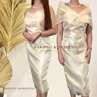 Filipiniana ALAMPAY w/ BASE DRESS - Modern Filipiniana Design