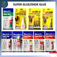 🇸🇬【SG LBHH】SELLEYS SUPER GLUE/SUPA GLUE/KWIK GRIP/SHOE GLUE/520 SUPER GLUE/ok110 SUPER GLUE