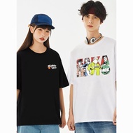 Gu Store Green Cotton T-shirt Japanese Anime Sakamoto Taro