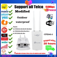 CPE modified version unlocks Sim modem outdoor router WiFi Tanpa and 4G LTE CPE waterproof outdoor m
