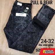 Latest Men's Denim Pants - Snow Black Blue Jeans Long Pants Distro Bandung Men's Adult Pencil Skinny