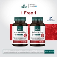 [Buy 1 Get 1 Free] Astaxanthin 6 mg+ HYBRID CAP [1 Bottle 30 Capsules] iHERB Brand