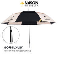 Ô dù Golf 2 tầng cao cấp 30 inch LUXURY Nason Umbrella - Chống lật trong gió to - Vải chống thấm ch