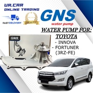 GNS WATER PUMP TOYOTA INNOVA , FORTUNER (3RZ-FE) 100% HIGH QUALITY READY STOCK IN MALAYSIA