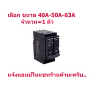 ชุดตู้คอนซูเมอร์แบบแยกบัสบาร์ 8+8ช่อง แถมฟรีเมนเบรกเกอร์กันดูดRCCB 1ตัว (40A)และ(63A)