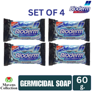 (SET OF 4) Bioderm INTENSE Coolness 60g Germicidal Soap