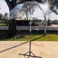 PAYUNG BULAT TRANSPARENT PAYUNG LUT SINAR PAYUNG 5 KAKI PAYUNG KALIS AIR