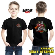 KATUN Bandar T-Shirts For Children With FF Motifs, New Characters 4- T-Shirts For Children Aged 1 Ye