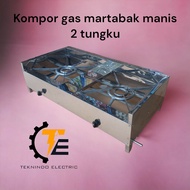 kompor gas martabak manis 2 tungku
