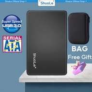 ShuoLe Hard Disk Case HDD Case SATA to USB 3.0 HDD Enclosure Hard Drive 2.5'' SSD HDD  Up to 6TB  Su