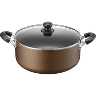 Versatile Large Pot for Cooking, Stewing, and Hot Pot - Compatible with Gas and Induction 22cm, 24cm