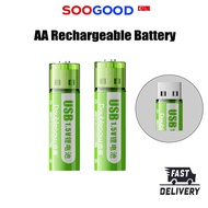 Rechargeable Battery  Portable 1800mAh Rechargeable Battery 1.5V Lithium Battery USB Charger