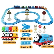 40pcs Thomas and Friends Train Set with Metal Cars Tracks Set Alloy Magnetic Train Toys for Kids OXHL