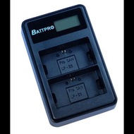 BattPro Canon LP-E6雙位電池USB充電器