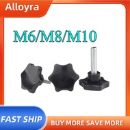 Five Star Bakelite Hand Screw Star Handle Thumb Screw Mechanical M6/M8/M10 【ALLOYRA】