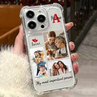 1pc Custom High Definition Multi-Photo Design Silicone Lens Protective Phone Case Compatible With IP
