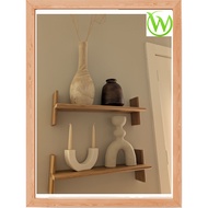 KLAVRESTROM Wall shelf, oak wood, 60x20 cm