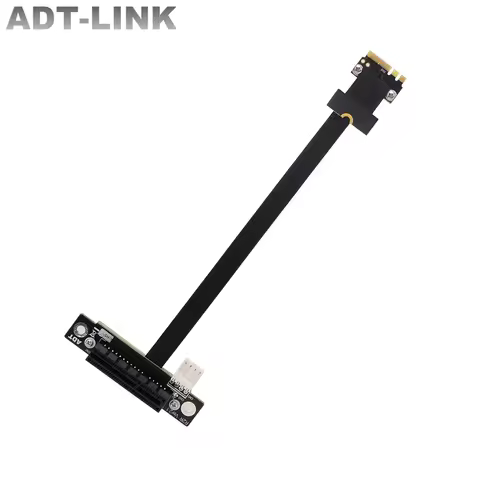 ADT-Link M.2 WiFi A+E Key A.E. to PCIe X4 4x Riser Extender Adapter Card Gen3.0 Cable AE Key A E For