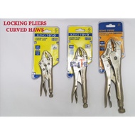 KING TOYO LOCKING PLIERS CURVED JAWS 5" 7" 10"