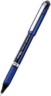 PENTEL EnerGel NV Liquid Gel Pen.5mm, Gray Barrel,Black Ink, Dozen (BLN25A)