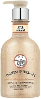 Avon Veilment Natural Spa Dead Sea Salt Body Scrub & Cleanser, 13.5 Ounce