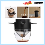[Julipstore] Coffee And Tea Dripper/ Coffee Tea Dripper/Portable Drip Filter V60+Lid/Drip Filter