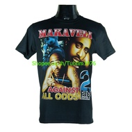 2Pac Tupac T-Shirt Pattern Against All Odds Album Art Shirt Hip Black 2PC443