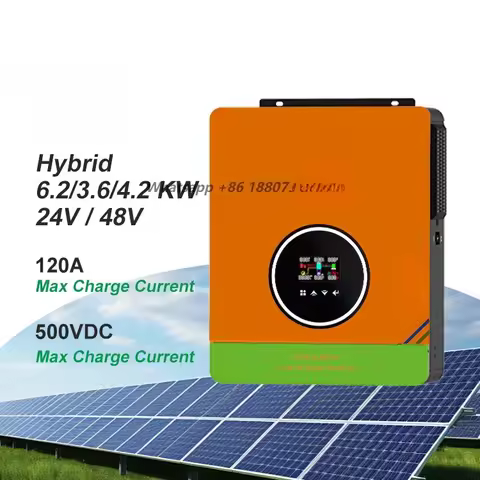ESUN 3.6KW 4.2KW 6.2KW Hybrid Solar Inverter 3.6KW 24V off Grid Solar Inverter 4.2KW 6.2KW 48V Inver
